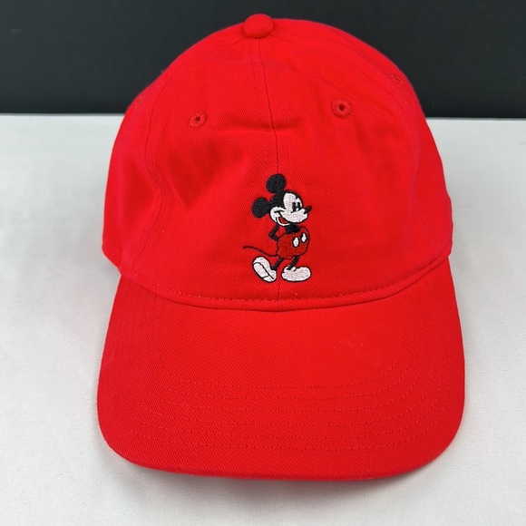 Disney - 4/$98 - ‘Red Mickey Mouse’ cap. OS NWT Firm! - Picture 1 of 5
